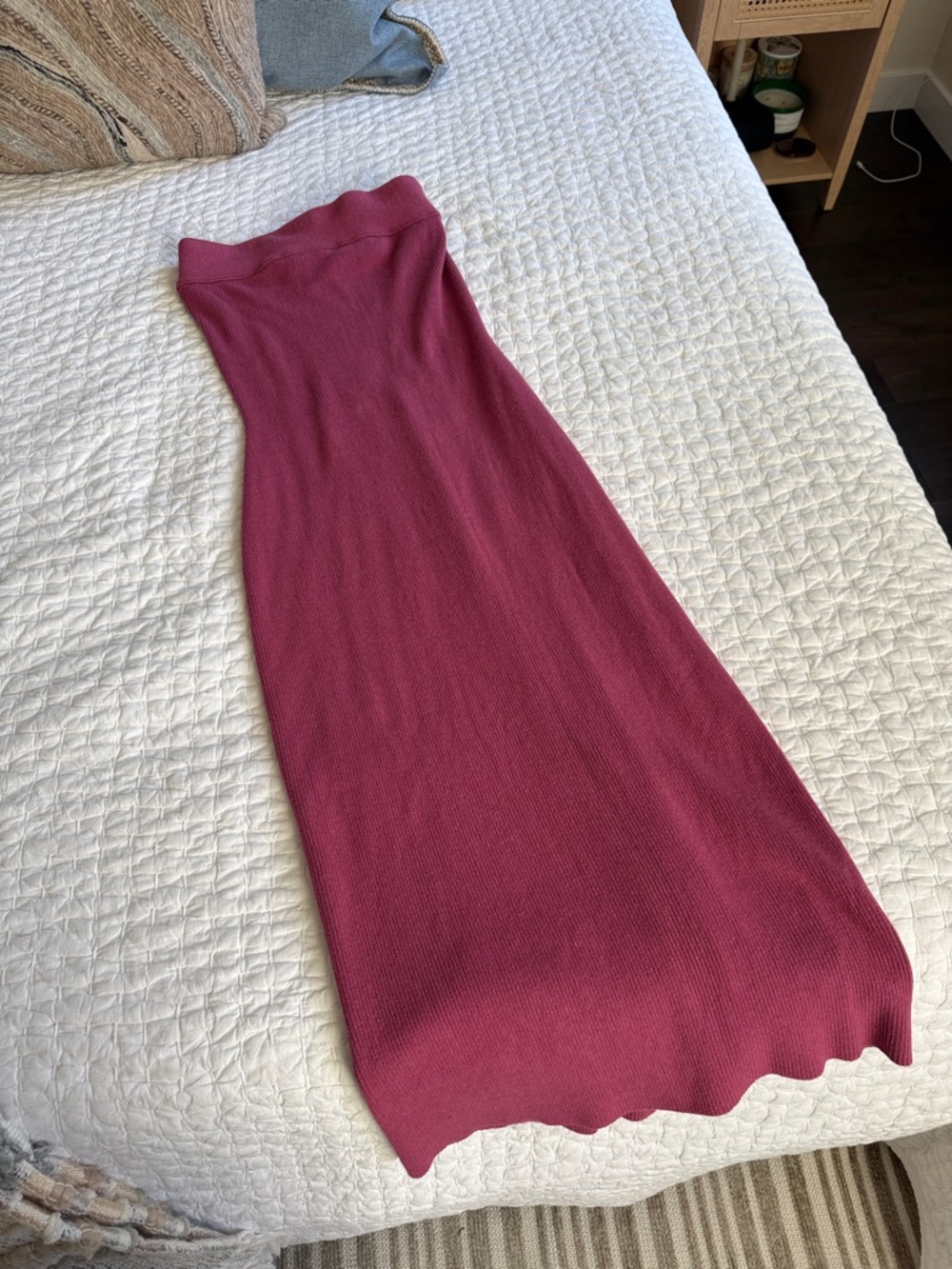 Free People Beach Ribbed Strapless Dress - Women’s M